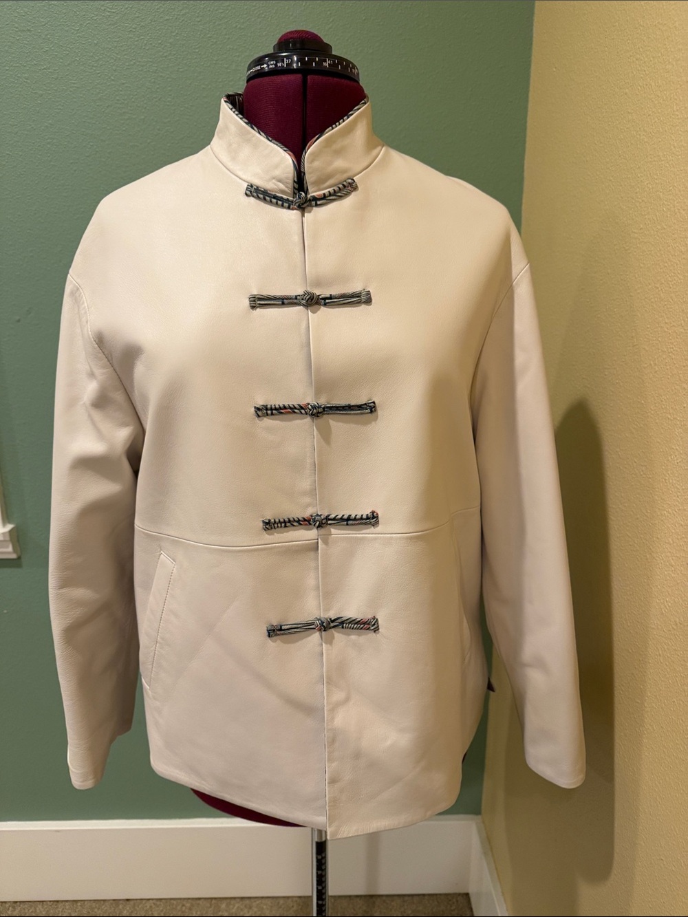 Reversible Women's Stand-Collar Toggle Jacket